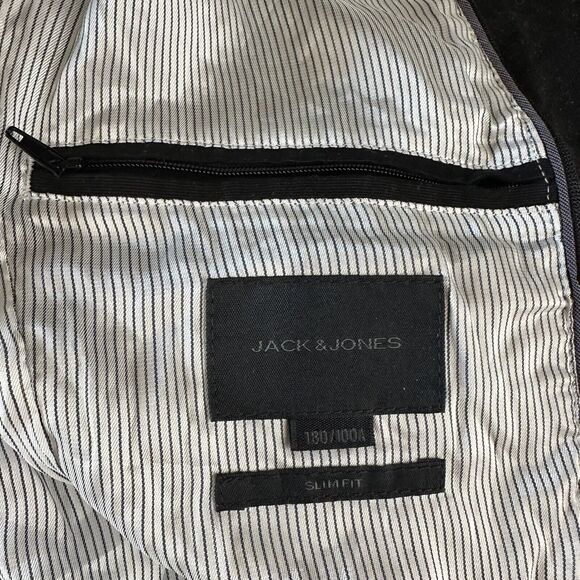 Jack & JONES e lonis slim fitting full zip blazer 180/100A - Picture 4 of 7